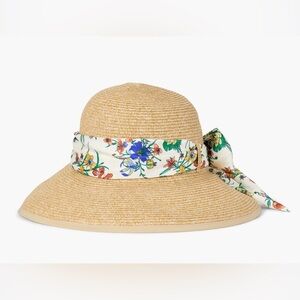 Talbots SCARF DETAIL BACKLESS FLOPPY HAT
straw sun hat.